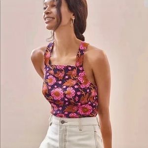 Anthropologie Porridge pink, purple and rose top